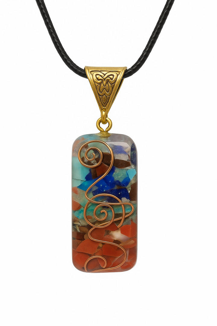 Čakra prívesok - Energetický šperk s prírodným kameňom